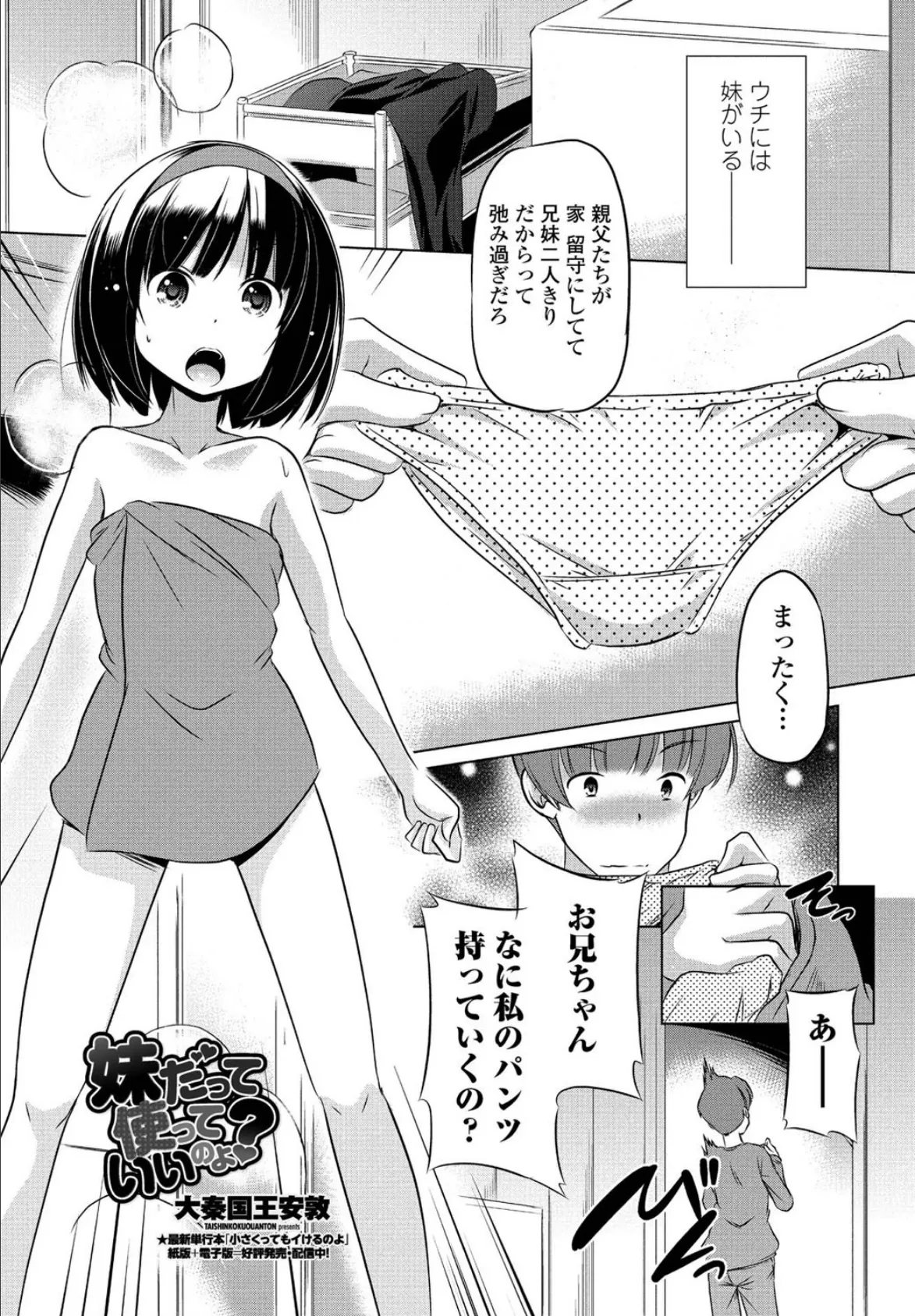 妹だって使っていいのよ？ 1ページ